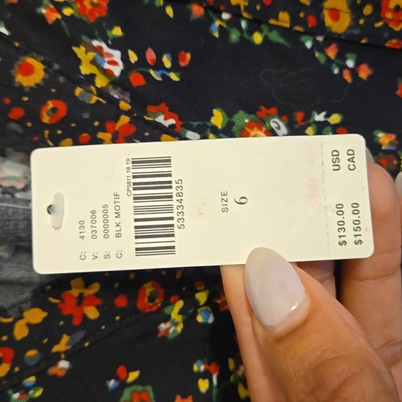 Anthropologie Maeve Marlie Button-Front Tunic Floral Long Sleeved Dress NWT - Picture 16 of 16